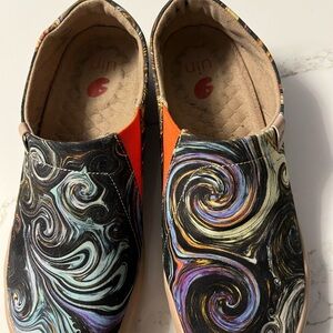 UIN Artistic Multicolor Slip-On Shoes